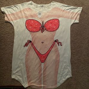 Funny beach cover up